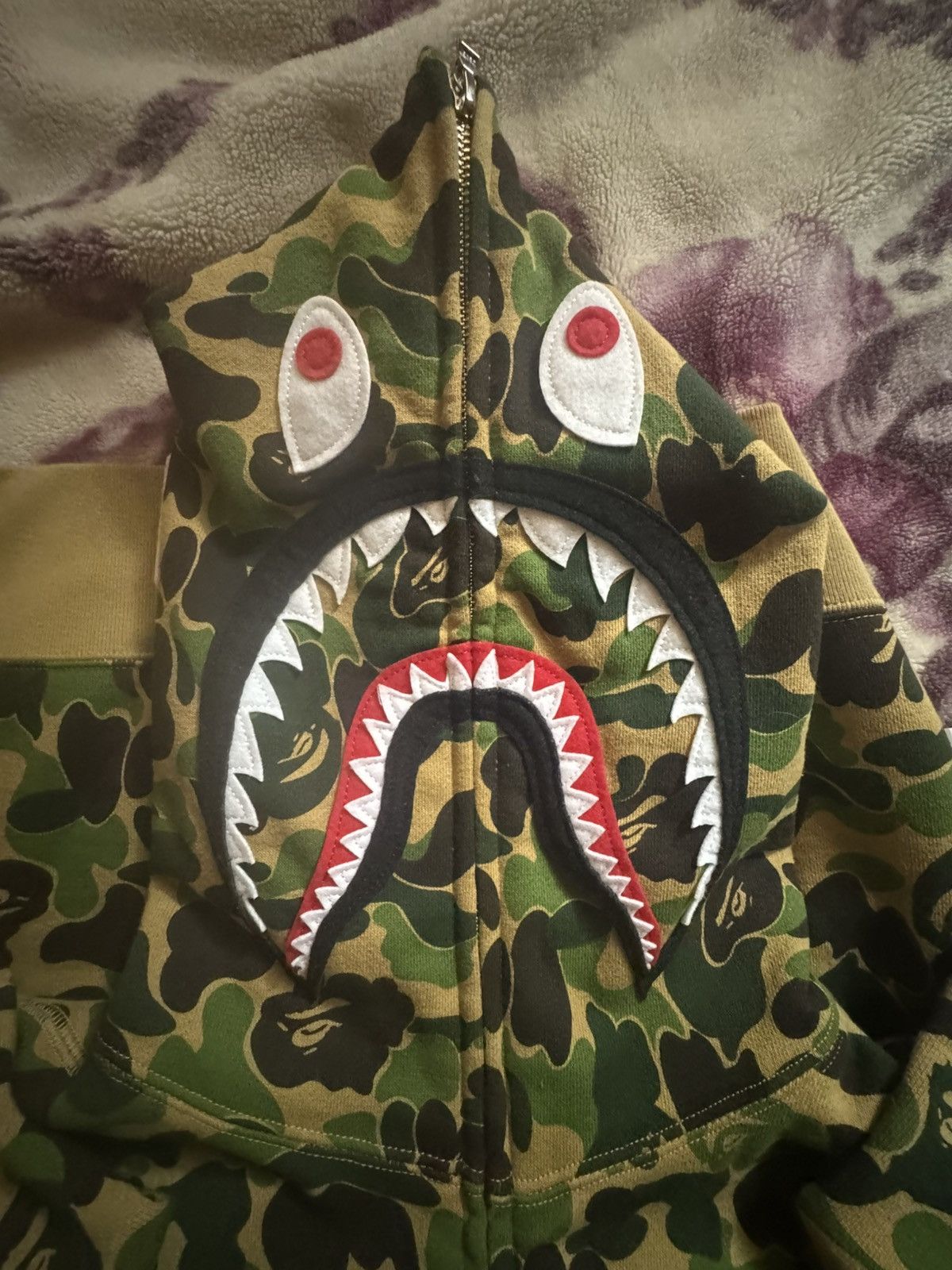 Bape ABC CAMO SEPARATE SHARK FULL ZIP HOODIE Size US S / EU 44-46 / 1 - 5 Thumbnail