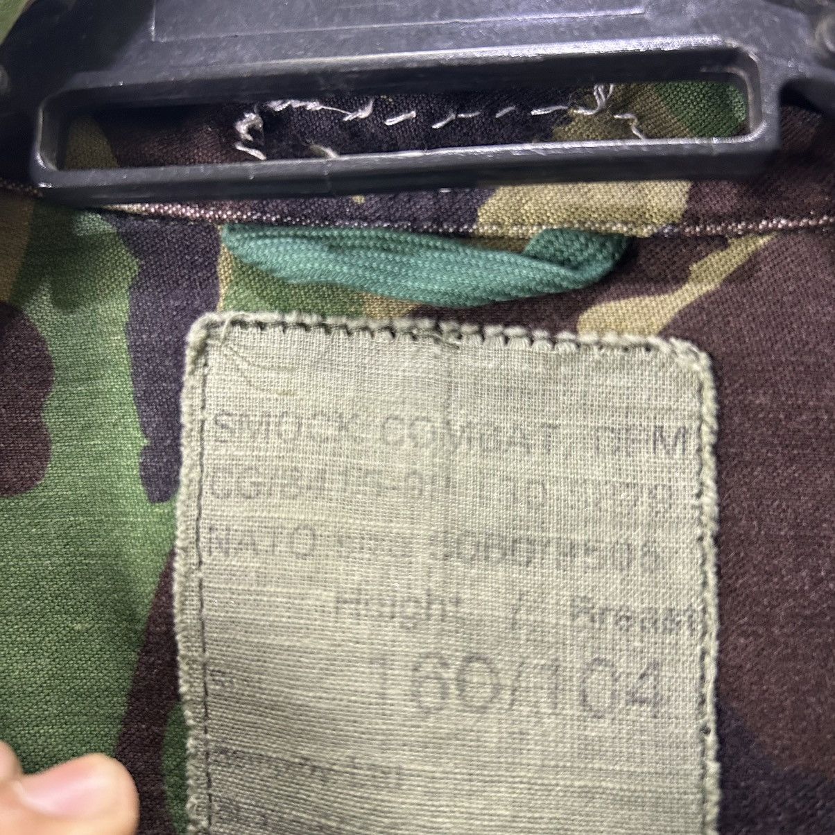 Vintage Vintage 1960s British Army Smock Combat DPM Camouflage Field Size US L / EU 52-54 / 3 - 10 Thumbnail
