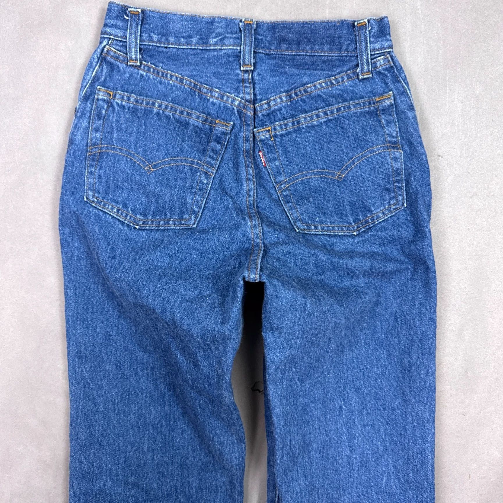 Levi's VINTAGE Levi's 501 Jeans Womens 24x27 Blue 80s Fuzzy Button Fly Denim Pants Dark Jeans Women, 501, 80s, Levi's, Blue, Dark, 90s Size 42" / US 20 - 7 Thumbnail