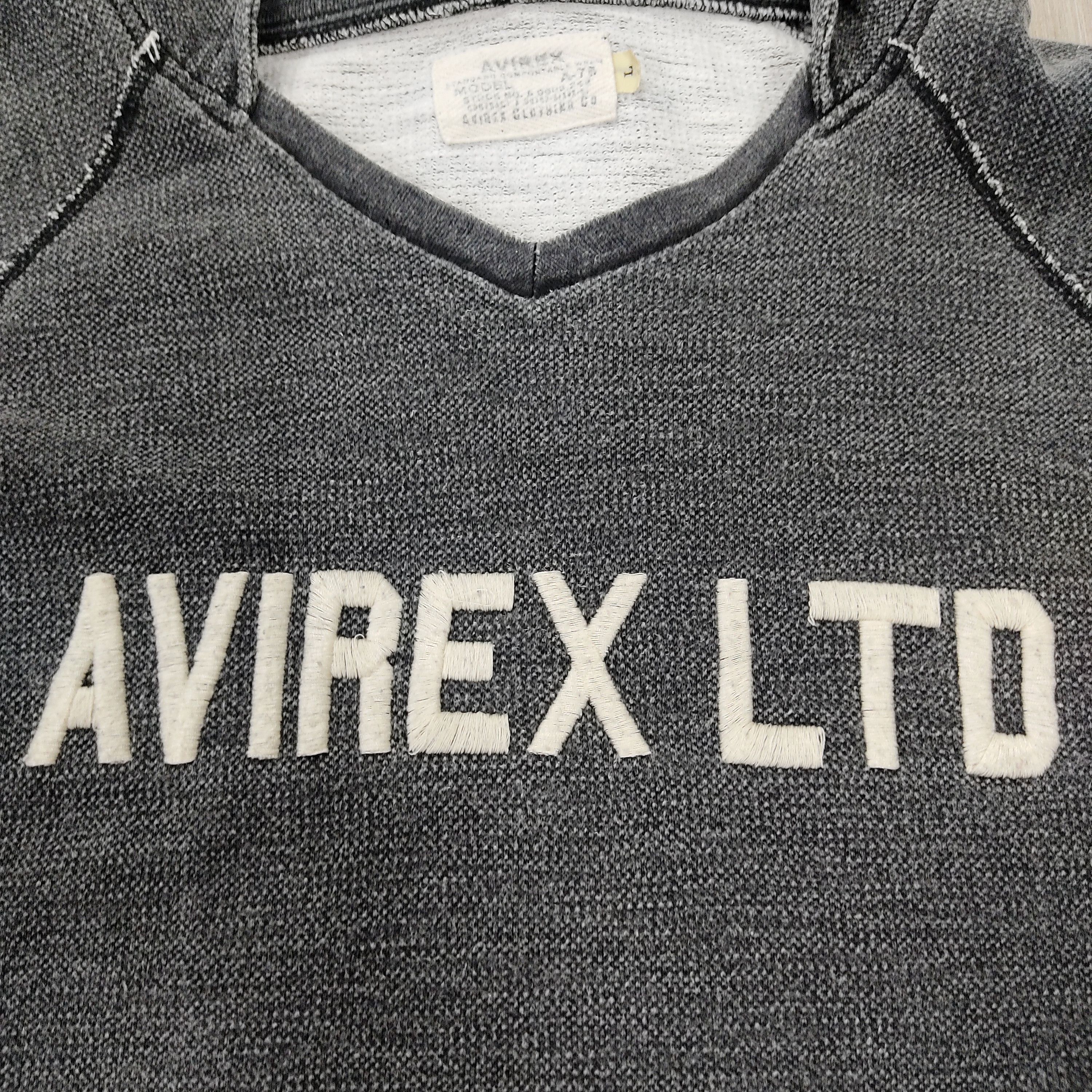 Avirex Avirex Spell Out Back Hit USAF Hooded Sweatshirt Size US M / EU 48-50 / 2 - 7 Thumbnail