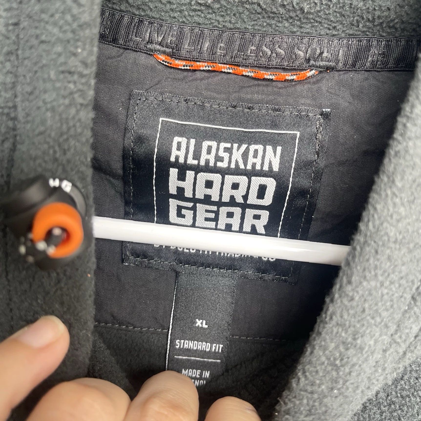Vintage Duluth Alaskan Hardgear Hoodie Mens XL Standard Fit Fleece Black Work Size US XL / EU 56 / 4 - 5 Thumbnail