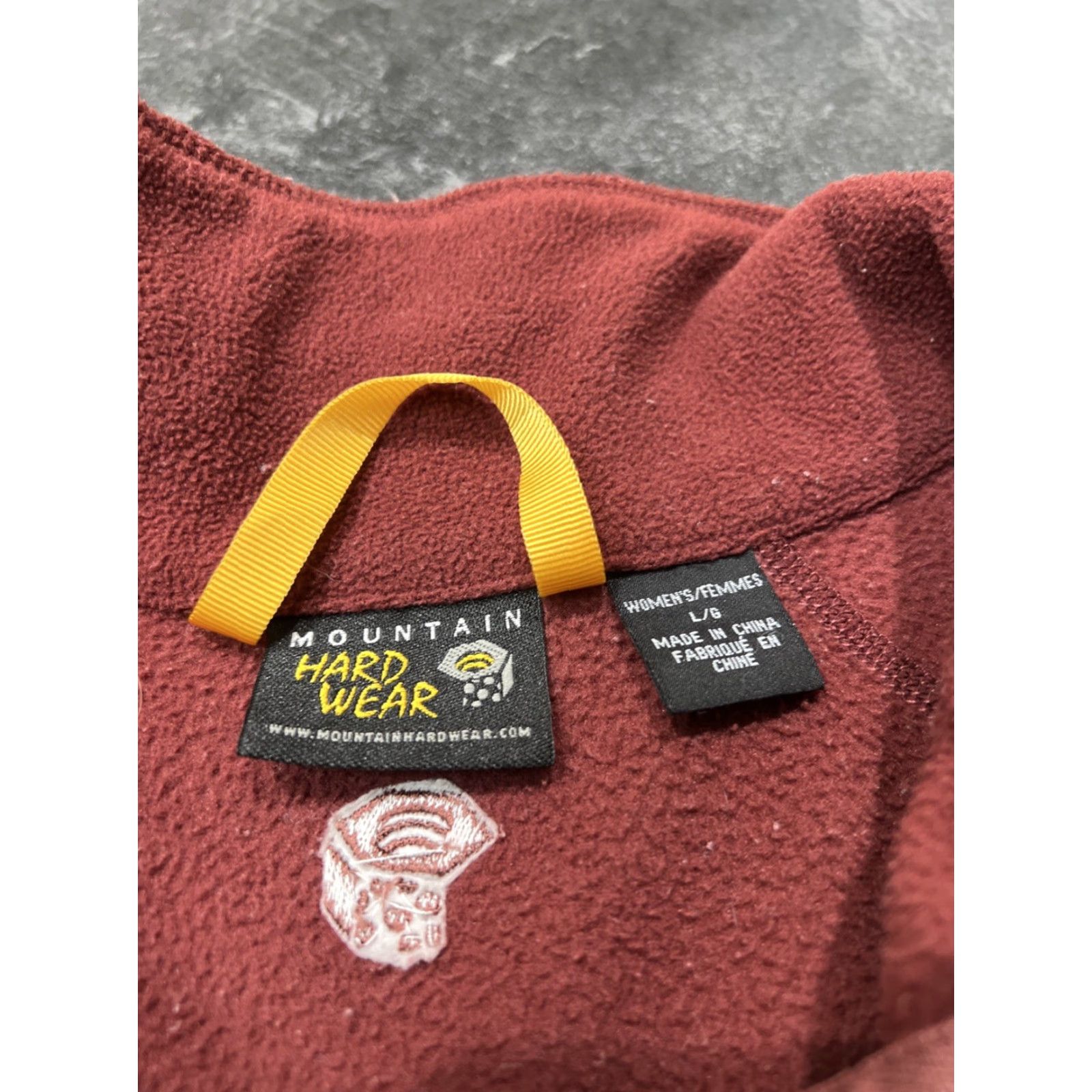 Mountain Hardwear Mountain Hardwear Women's Fleece Pullover Sweater Medium Red 1/4 Zip Outdoor Activewear Size M / US 6-8 / IT 42-44 - 5 Thumbnail
