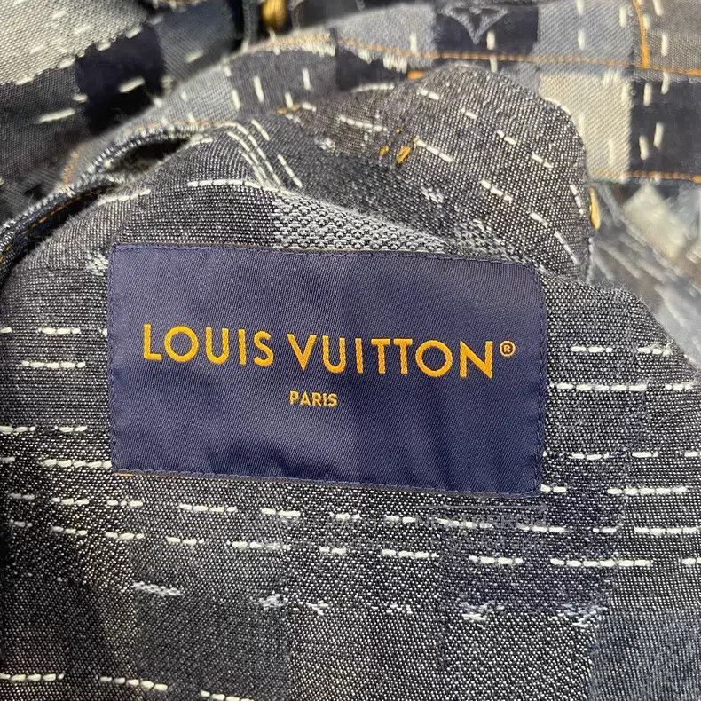Louis Vuitton Louis Vuitton SS25 Checker Embroidered Denim Jacket Size US M / EU 48-50 / 2 - 3 Thumbnail