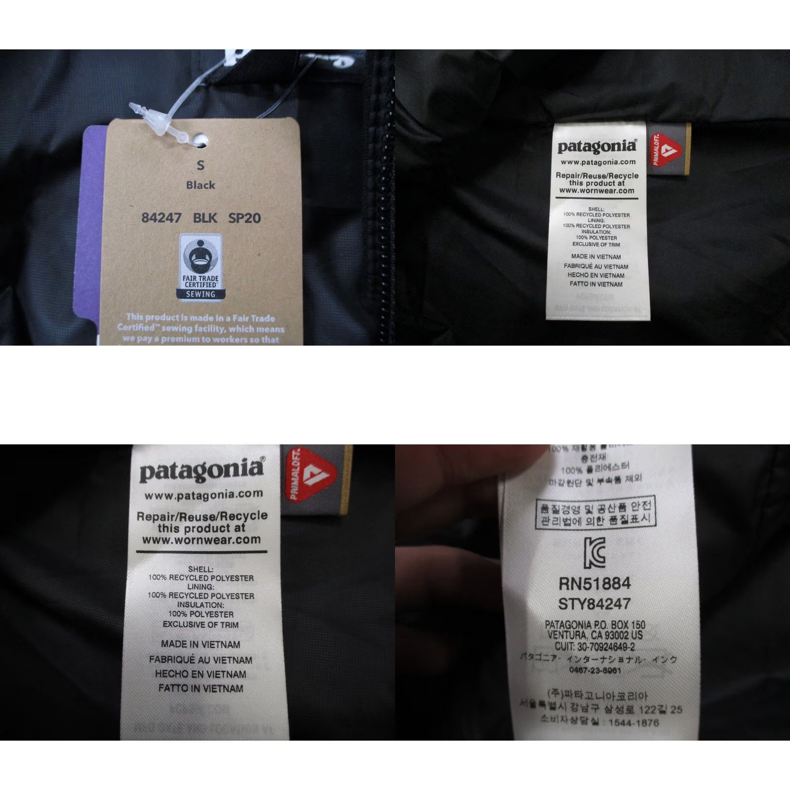 Patagonia Patagonia Vest Jacket Womens S Black Nano Puff Puffer Outdoor Quilted Zip Pocket Windproof 90s Theme Outdoor Womens Vest S Black Patagonia Windbreaker Size S / US 4 / IT 40 - 9 Thumbnail