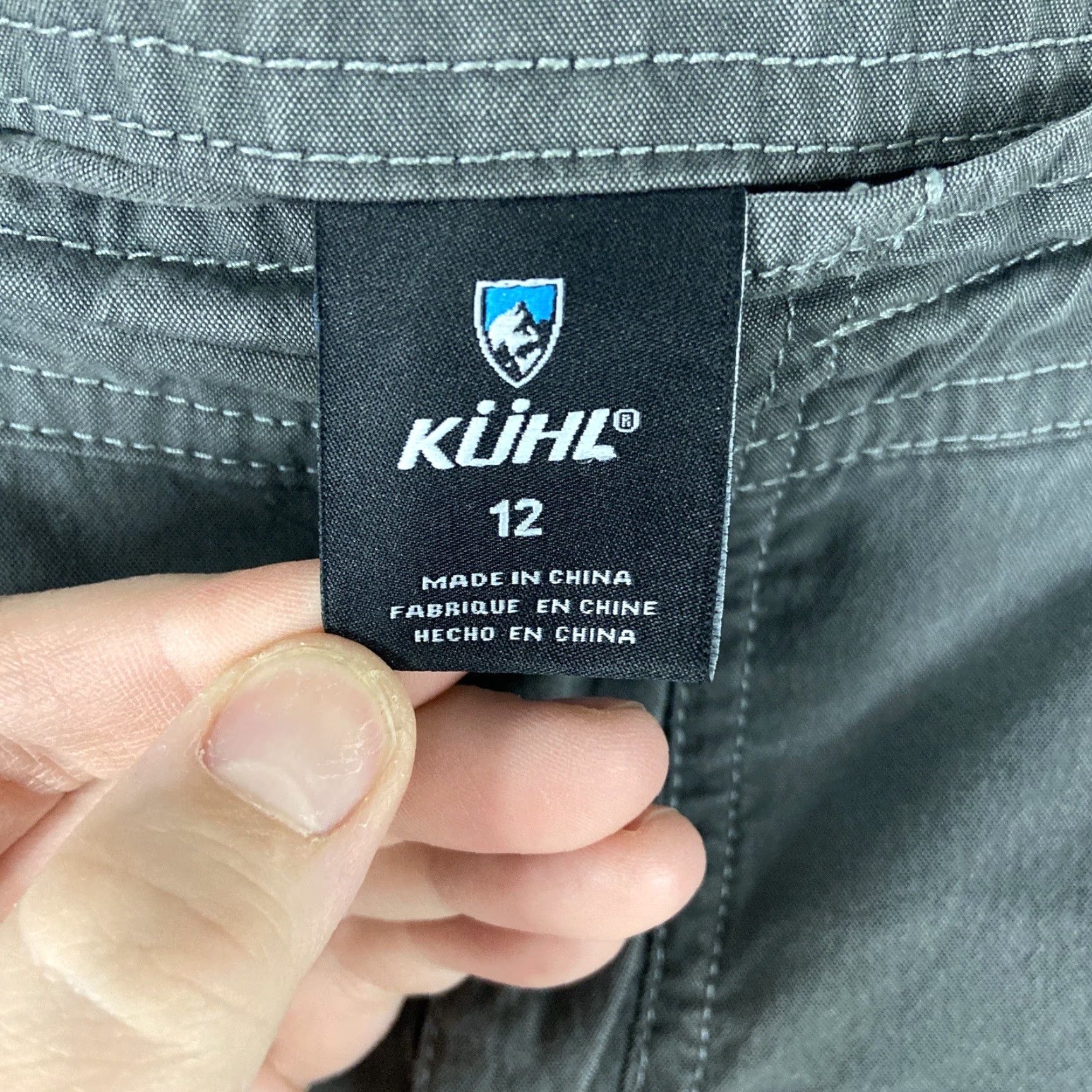 Vintage VINTAGE Kuhl Women's Bermuda Shorts Size 12 Gray Casual Summer Size 34" / US 12 / IT 48 - 4 Thumbnail
