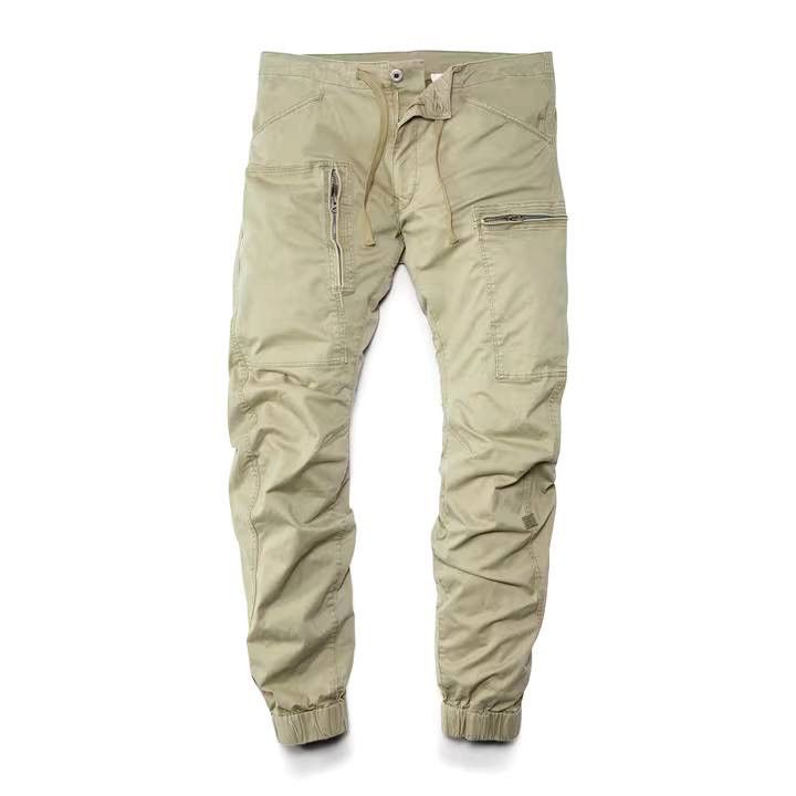 G-Star × Vintage Vintage G -Star Cargo Khaki Povel Qane 3D Tapered Pants Size US 34 / EU 50 - 8 Thumbnail
