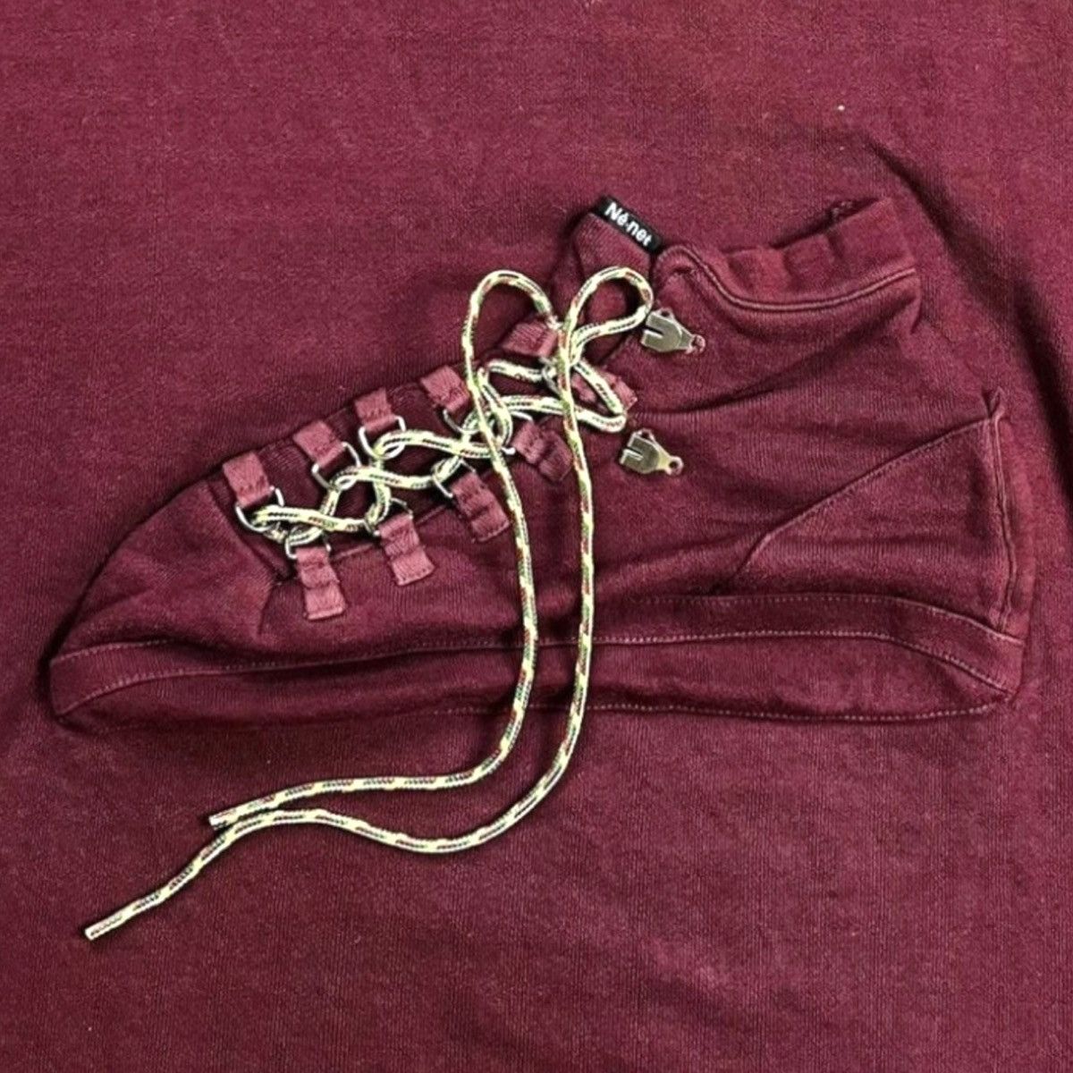 Ne-Net Vintage 2005 Ne-Net by Issey Miyake - 3D Shoes Sweatshirt Size US L / EU 52-54 / 3 - 4 Thumbnail
