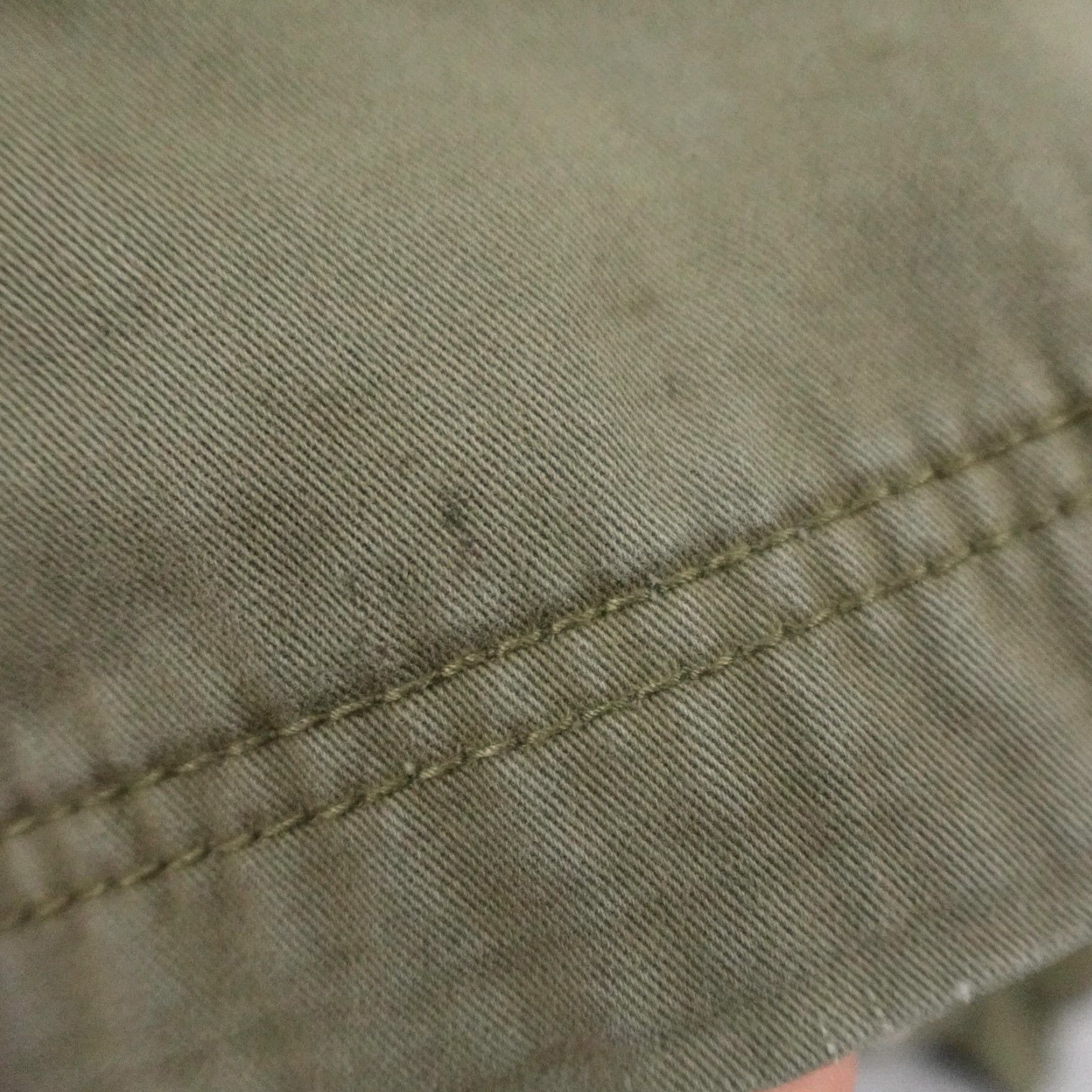 Vintage Roebuck Jacket Mens Large Green Military Field Coat Full Zip Button Up Utility Size US L / EU 52-54 / 3 - 5 Thumbnail