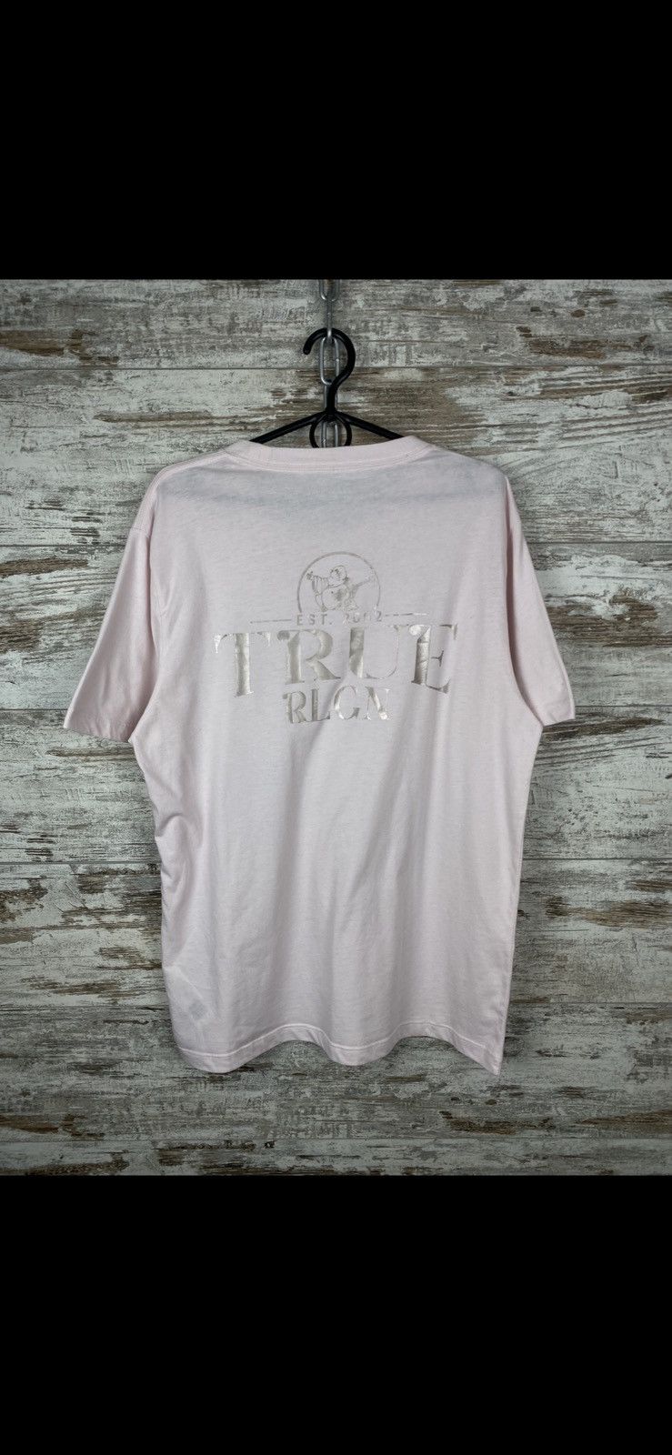 True Religion × Vintage Mens Vintage True Religion Big Logo Opium T Shirt Y2K Size US M / EU 48-50 / 2 - 1 Thumbnail