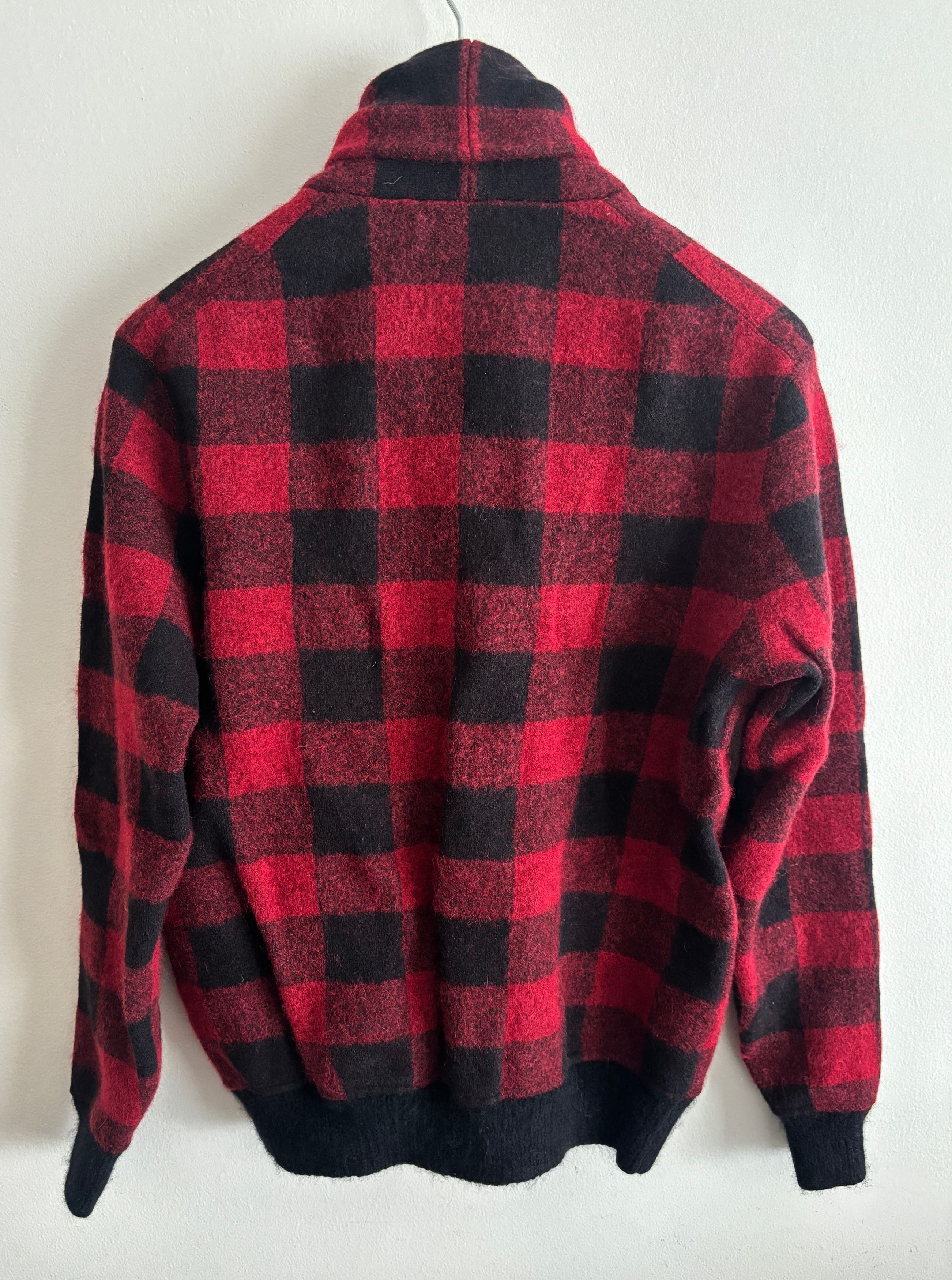 Polo Ralph Lauren $448 Skeet Buffalo Plaid Wool Shawl Collar Cardigan - Medium Size US M / EU 48-50 / 2 - 10 Thumbnail