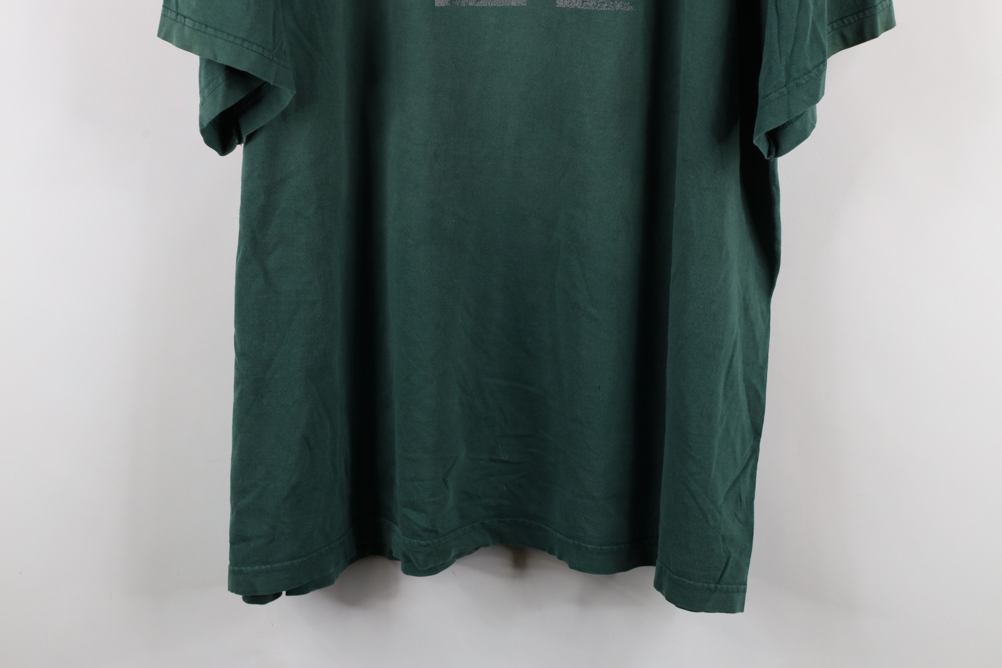 Vintage Vintage 90s Streetwear Spell Out Switzerland T-Shirt Green Size US XXL / EU 58 / 5 - 3 Thumbnail