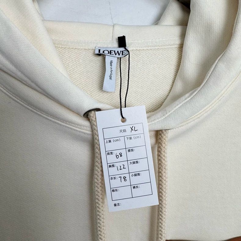 Loewe LOEWE Chest leather logo hoodie Size XL / US 12-14 / IT 48-50 - 3 Thumbnail