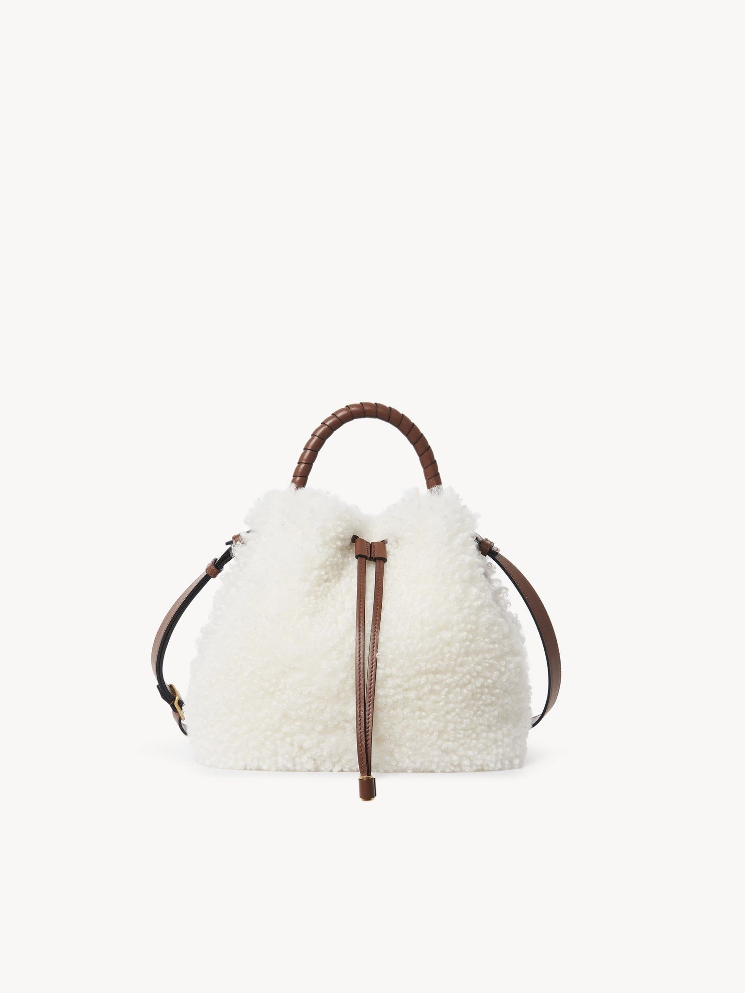 Chloe o1loc1c1024 Size: OS / Marcie Bucket Bag in Tan Size ONE SIZE - 1 Thumbnail