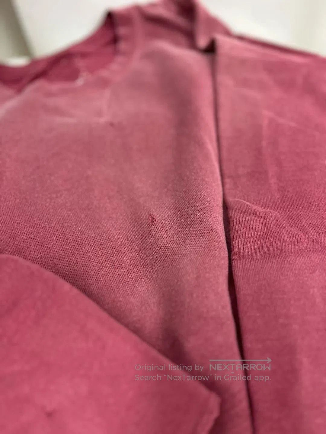 Visvim VISVIM JUMBO SWEAT 3/4 CRASH RED. Size US XL / EU 56 / 4 - 3 Thumbnail