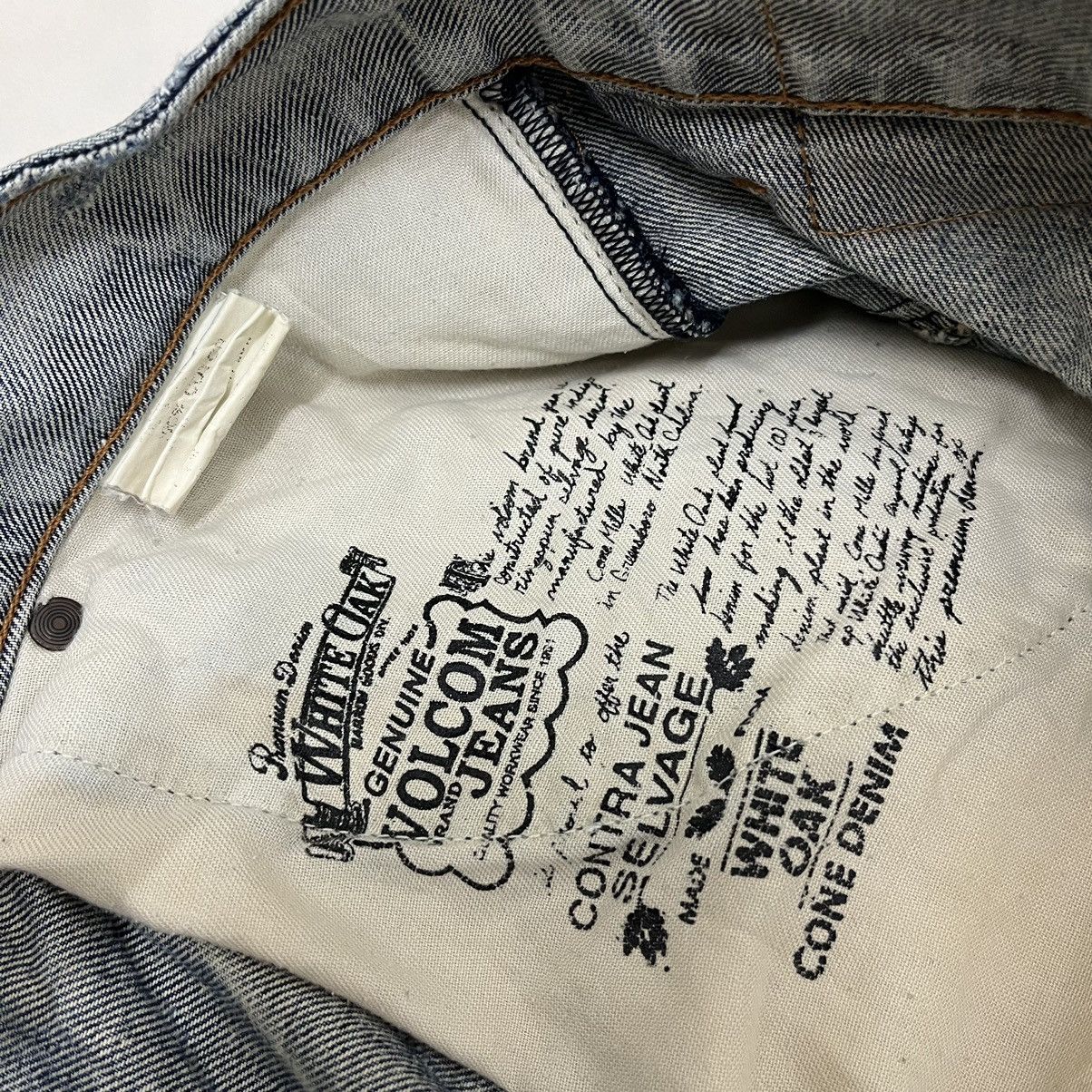 Volcom Selvedge Jeans Volcom Contra Jean White Oak Cone Denim Size US 30 / EU 46 - 11 Thumbnail
