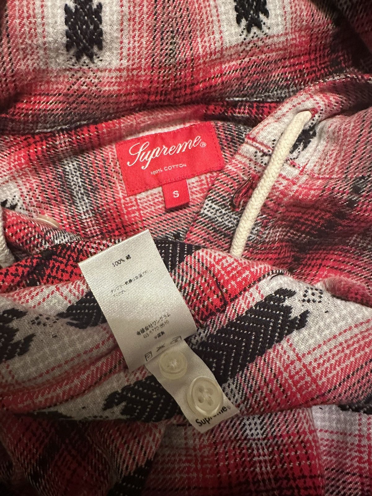 Supreme F/W 14 Shadow Plaid Flannel Size US S / EU 44-46 / 1 - 5 Thumbnail
