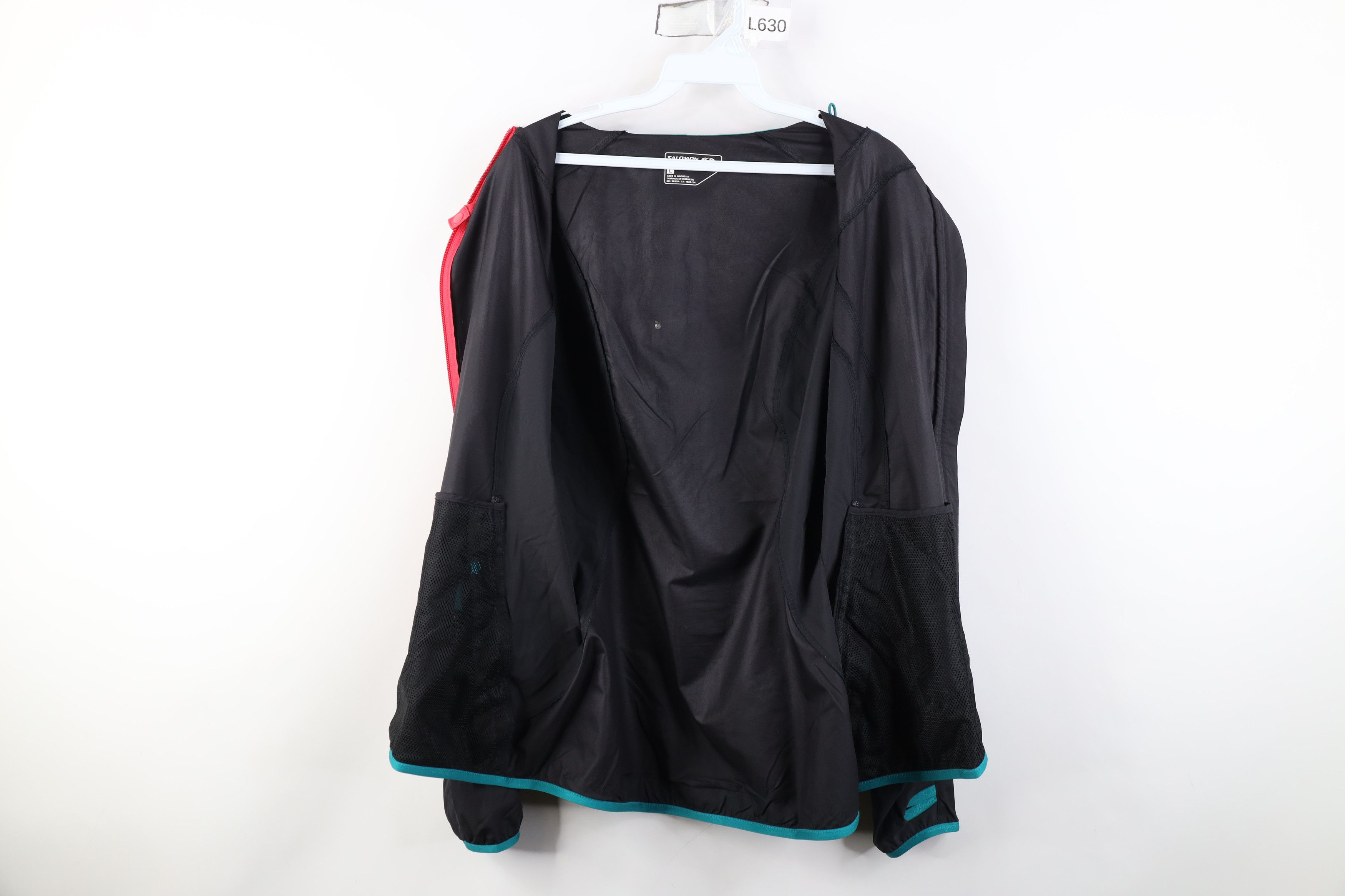 Salomon Salomon ClimaWind Full Zip Running Hiking Jacket Black Size L / US 10 / IT 46 - 13 Thumbnail