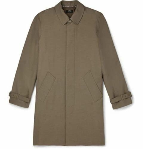A.P.C. A.P.C. mac ville gabardine beige Raincoat Jacket Size US M / EU 48-50 / 2 - 1 Thumbnail