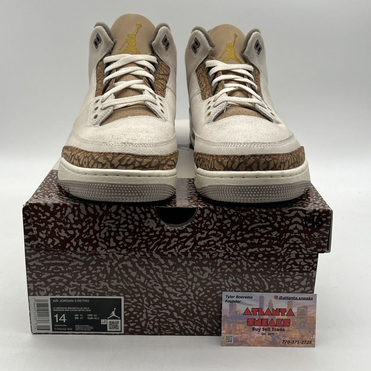 Jordan Brand Air Jordan 3 palomino Size US 14 / EU 47 - 2 Thumbnail