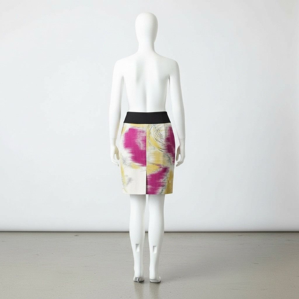 Anthropologie Anthropologie Floreat Origami Jacquard Cotton Skirt sz.4 Size 27" / US 4 / IT 40 - 8 Thumbnail