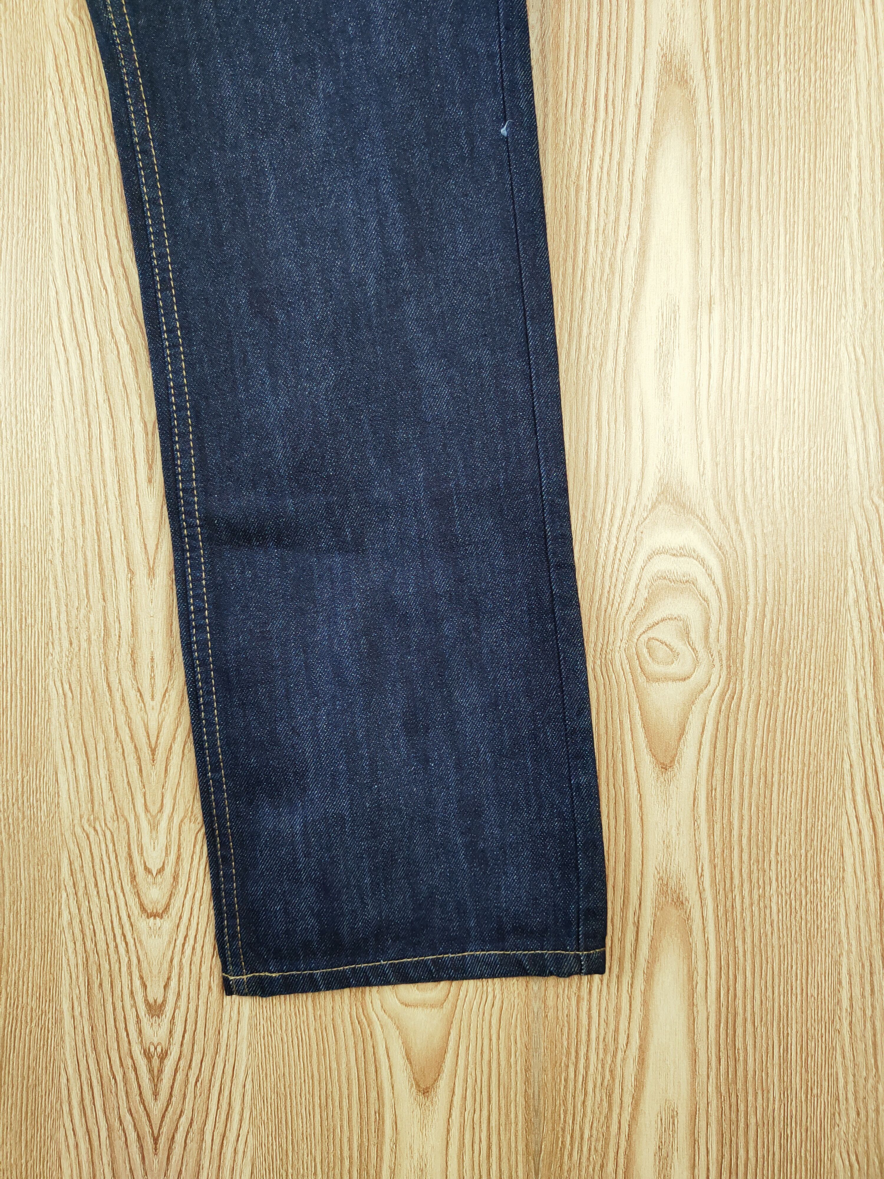 Japanese Brand × Vintage 1962 Lois 50th Anniversary Dark Blue Distressed Ripped Jeans Size US 35 - 6 Thumbnail