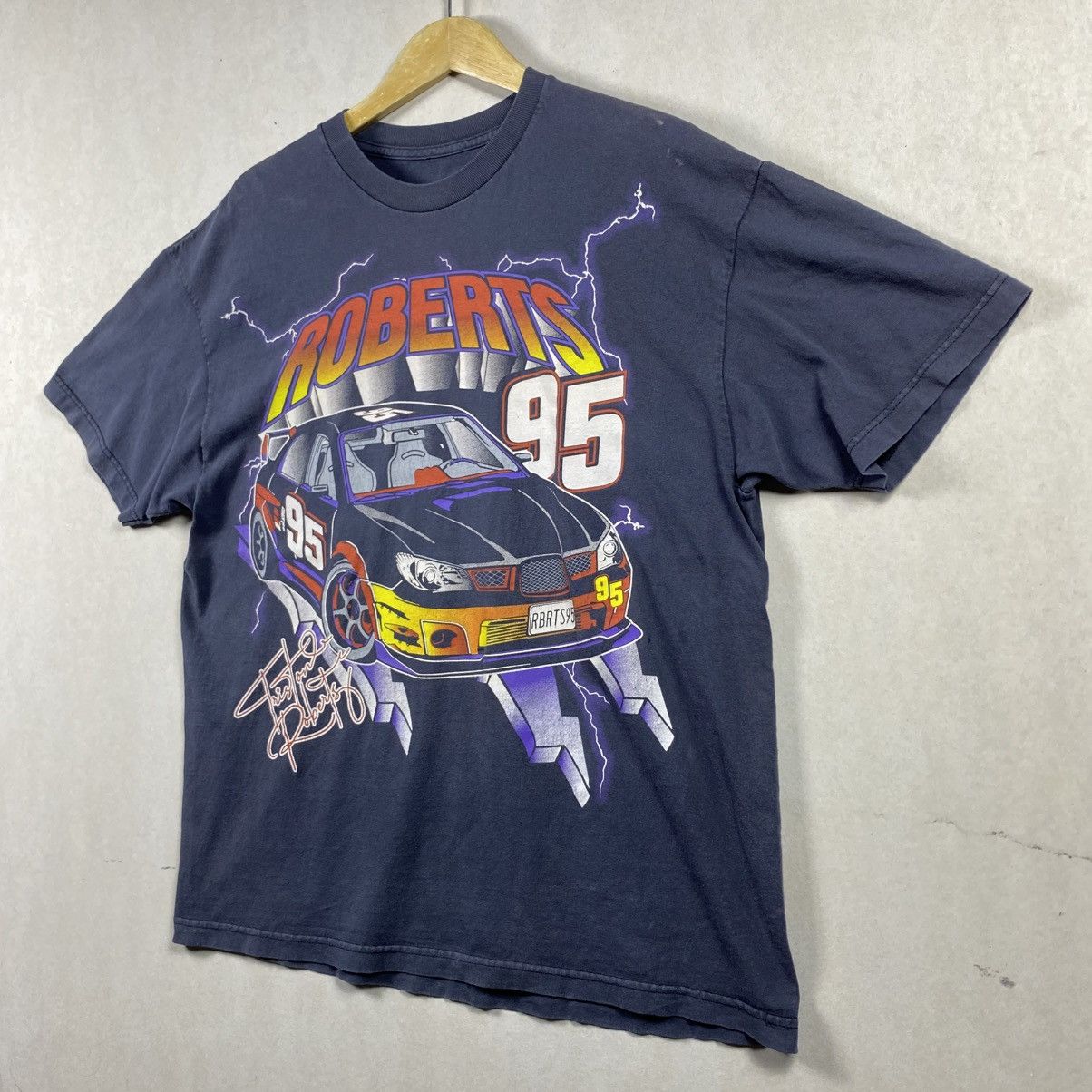 Vintage XL 90’s Tristan Roberts 95 Nascar Racing Baggy Oversized Size US XL / EU 56 / 4 - 3 Thumbnail