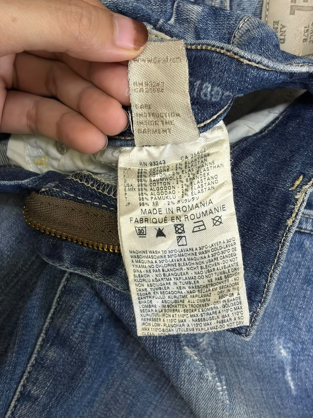 Diesel Vintage Diesel Getlegg Faded Wash Distressed Jeans Size 26" / US 2 / IT 38 - 5 Thumbnail