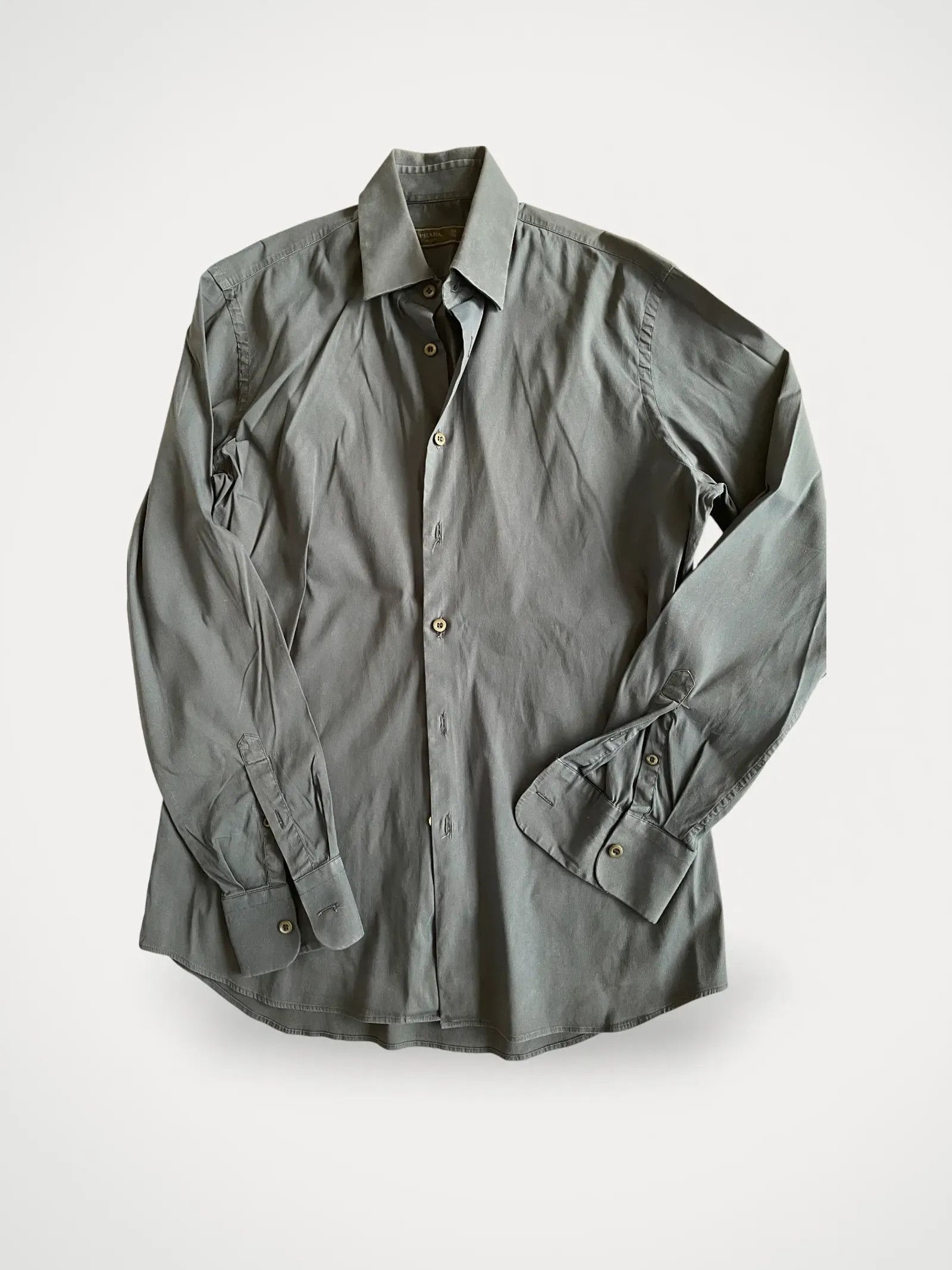 Prada Prada Prada slim fit Shirt Size US S / EU 44-46 / 1 - 1 Thumbnail