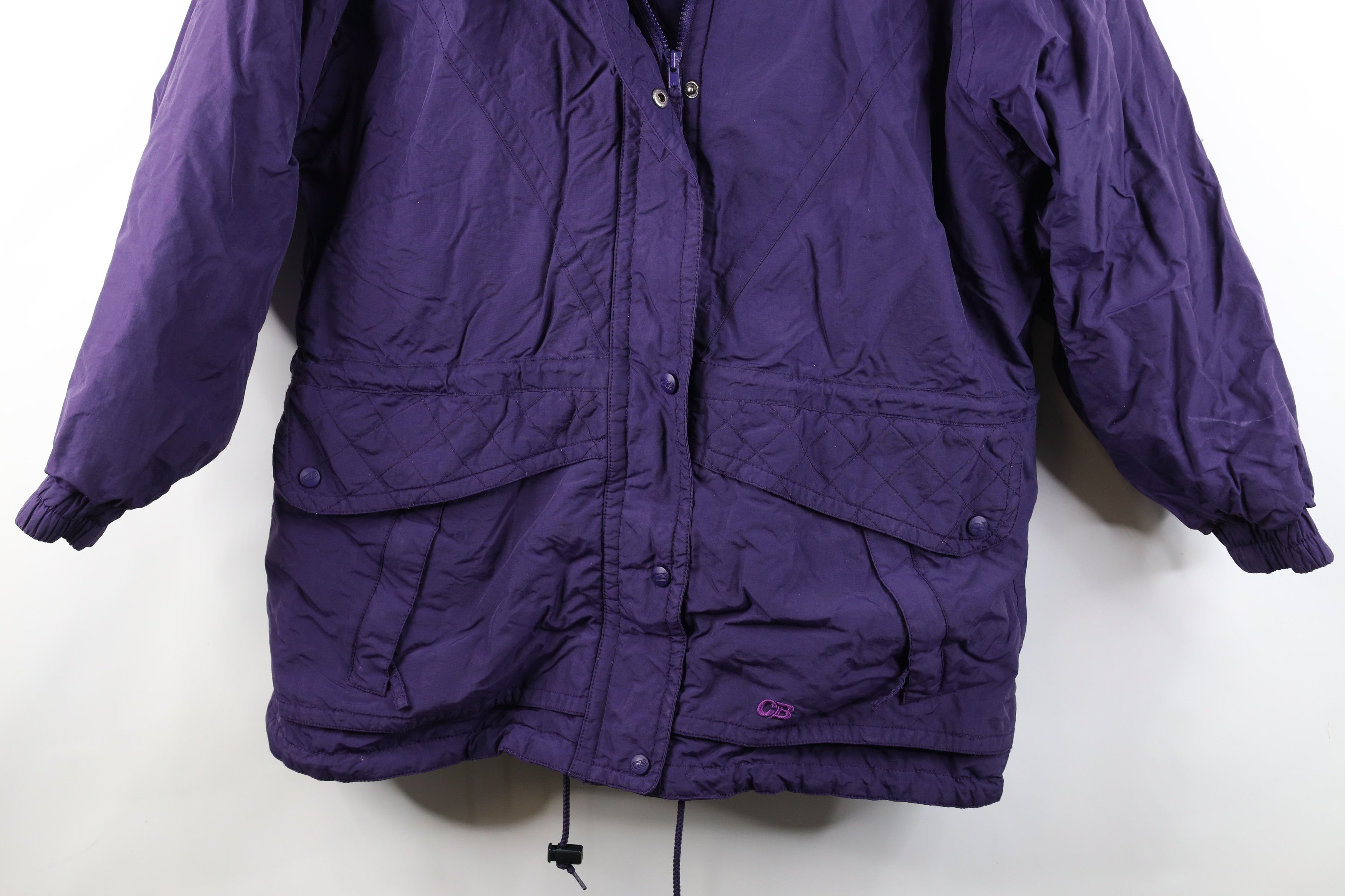 Vintage Vintage 90s Streetwear Lined Hooded Puffer Parka Jacket Size XL / US 12-14 / IT 48-50 - 3 Thumbnail