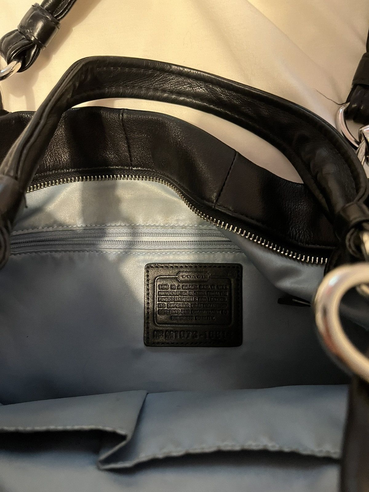 Coach Coach black leather handbag Size ONE SIZE - 4 Thumbnail