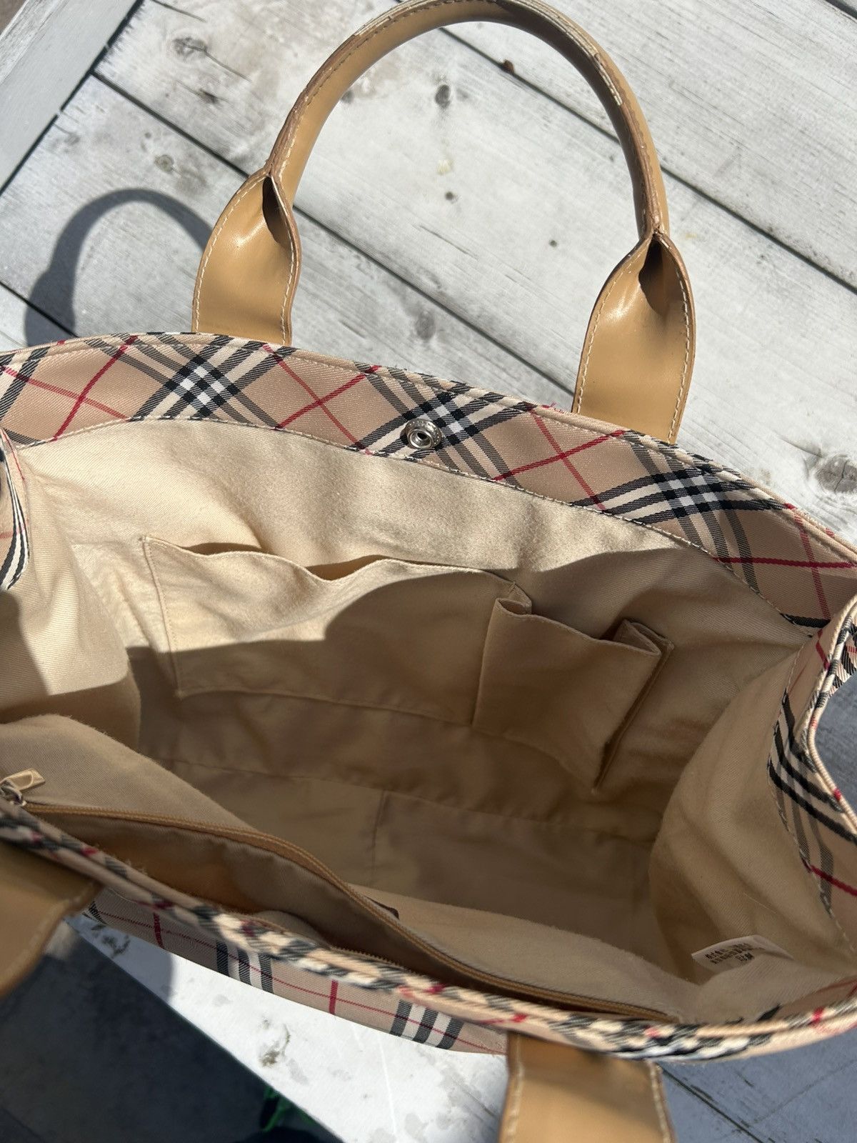 Burberry Vintage tote bag blue label Burberry Size ONE SIZE - 18 Thumbnail