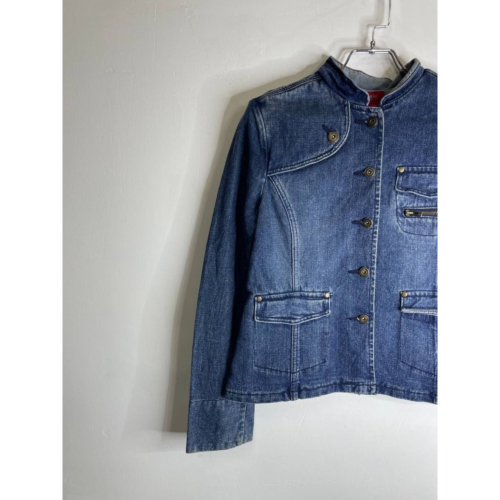 If Six Was Nine × Japanese Brand × Miss Sixty Vintage Japanese Reworked Ifsixwasnine Style Denim Jacket Size L / US 10 / IT 46 - 2 Thumbnail