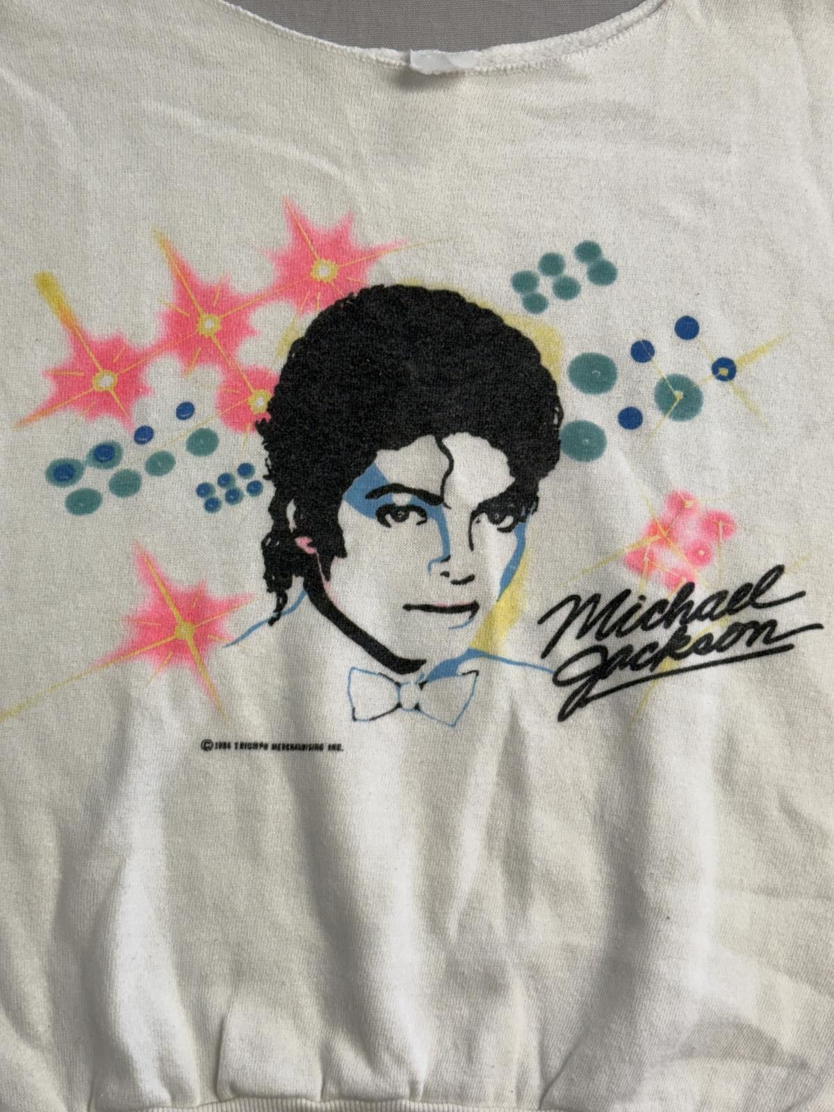 Designer Vintage Michael Jackson 1984 Victory Tour 84 Sleeveless Size S / US 4 / IT 40 - 3 Thumbnail