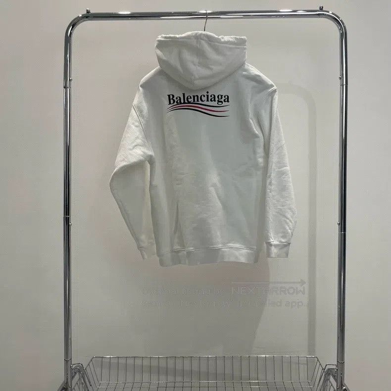 Balenciaga Balenciaga White Coke front and back logo hoodie Size US XS / EU 42 / 0 - 2 Thumbnail