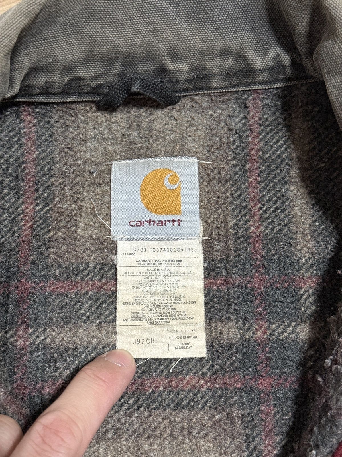 Carhartt Carhartt CRI Detroit Jacket Crimson Red *RARE* Size US L / EU 52-54 / 3 - 14 Thumbnail