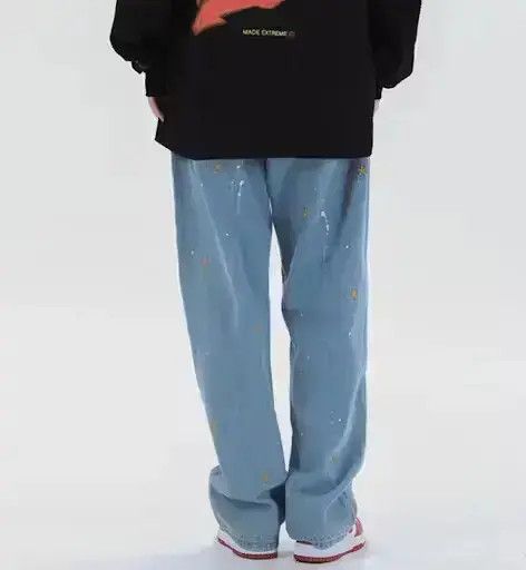 Japanese Brand VIBE Galaxy Denim Jeans Size US 30 / EU 46 - 8 Thumbnail