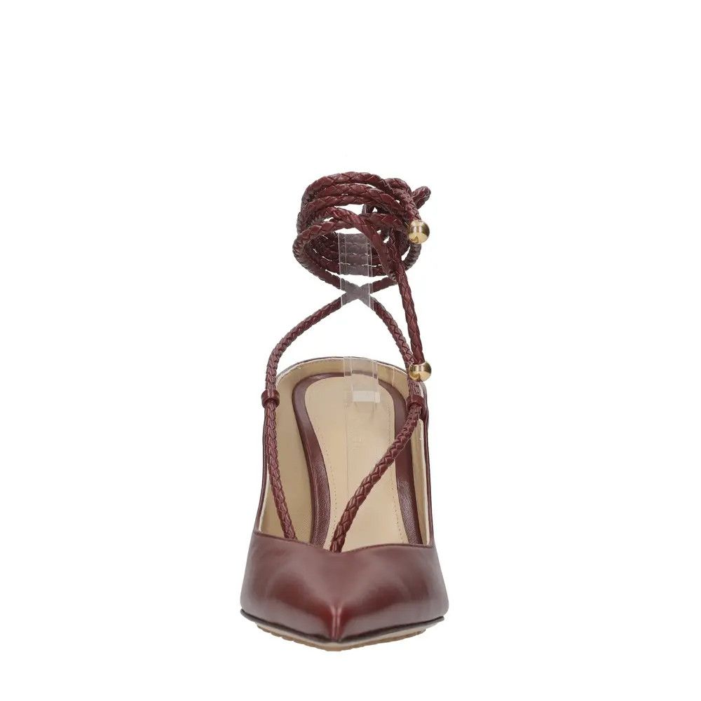 Bottega Veneta o1loc1c1025 716180 Spritz Strap Pumps in Bordeaux Size US 4.5 / IT 34.5 - 4 Thumbnail