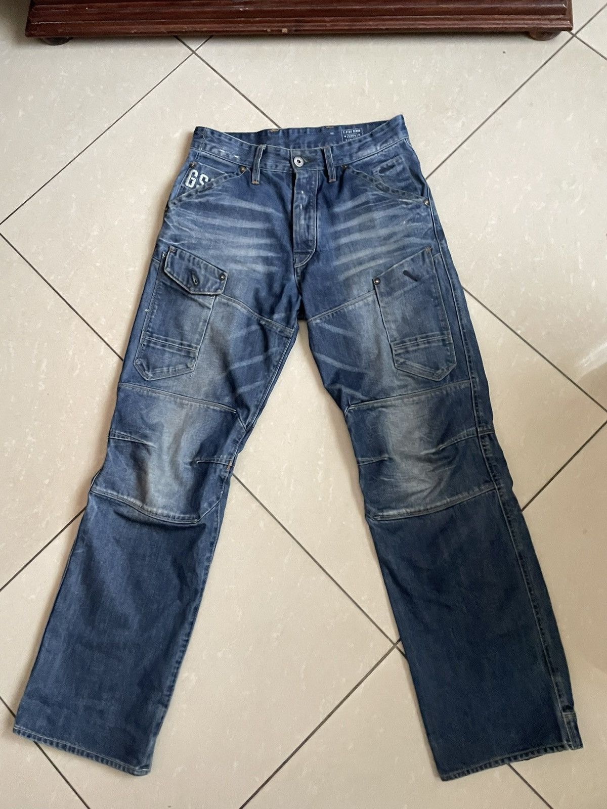 G-Star G-Star RAW Loose Montana Embro Embroidered Jeans Size US 30 / EU 46 - 2 Thumbnail