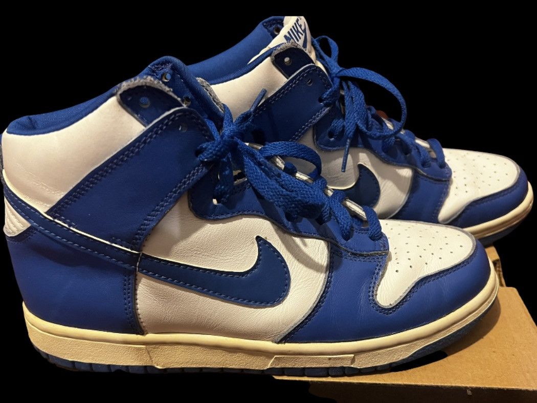 Nike × Vintage Nike dunk high LE 1999 Kentucky with box Size US 7.5 / EU 40-41 - 1 Thumbnail