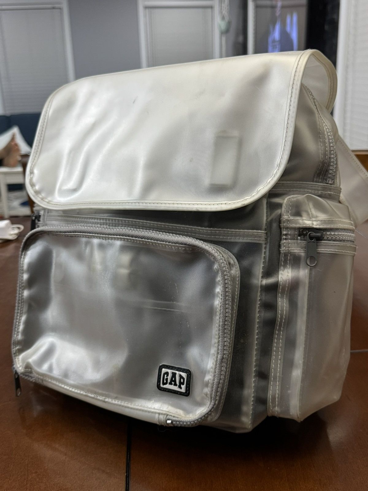 Gap Vintage Y2K GAP Technical Clear Multi-Pocket Backpack Size ONE SIZE - 3 Thumbnail