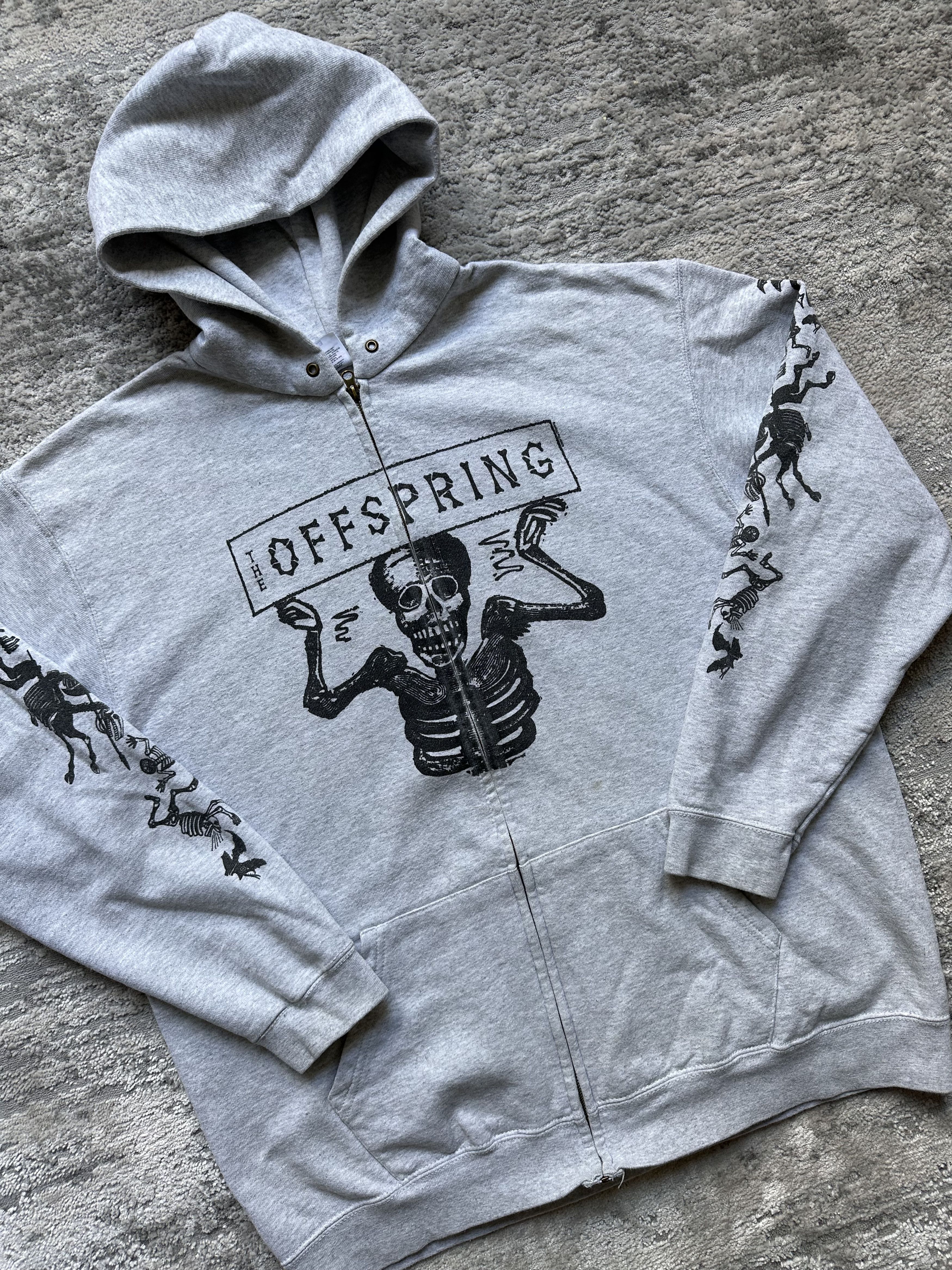 Vintage The Offspring rare zip hoodie Size US XXL / EU 58 / 5 - 2 Thumbnail