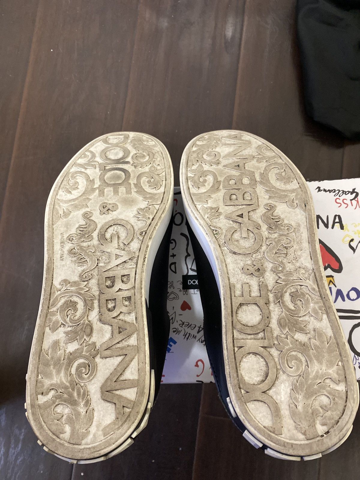 Dolce & Gabbana Dolce & Gabbana Portofino Leather Sneakers Size US 11 / EU 44 - 9 Thumbnail