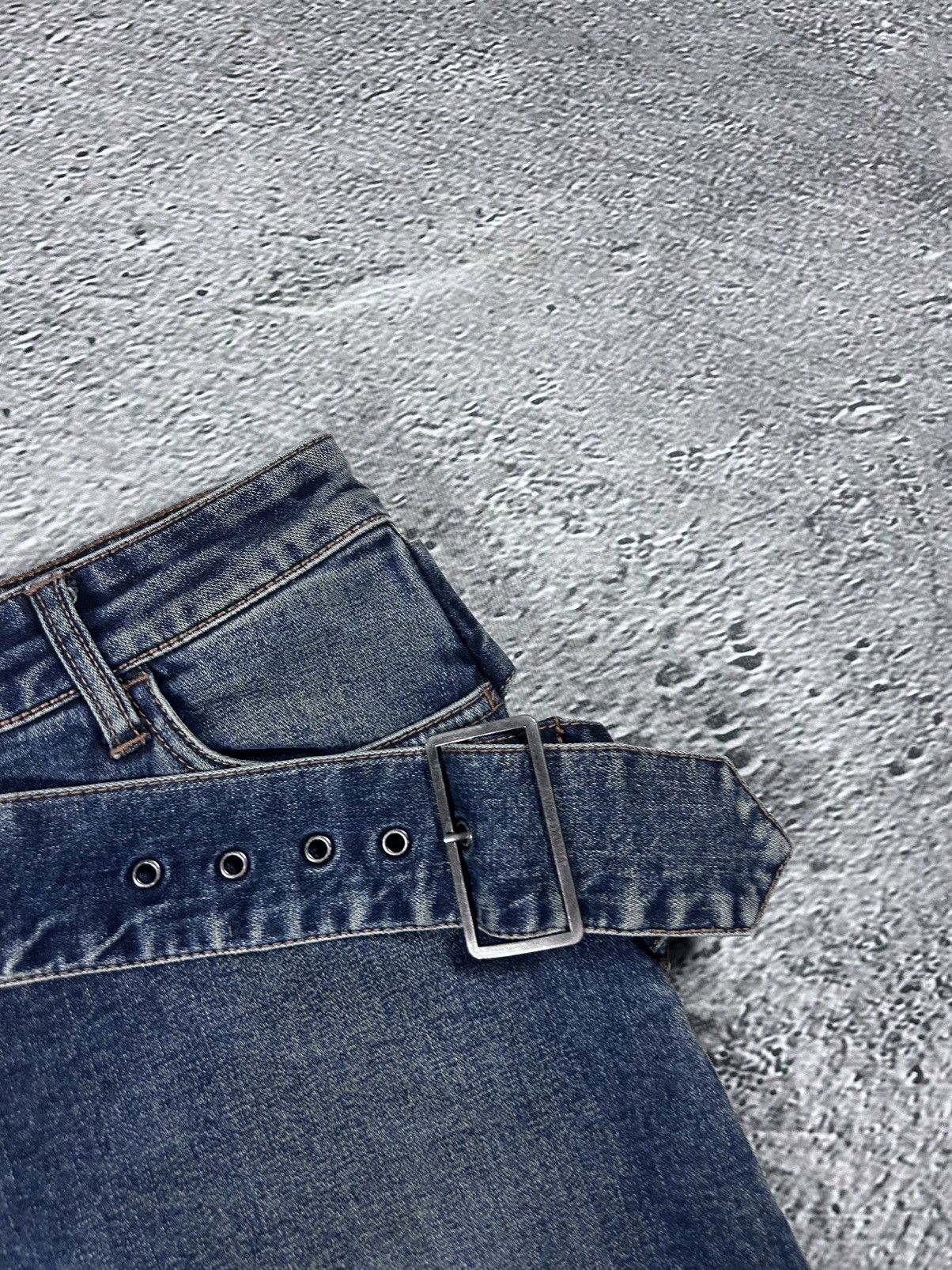 Evisu Evisu Donna vintage navy blue skirt seagulls Y2K Size 30" / US 8 / IT 44 - 5 Thumbnail