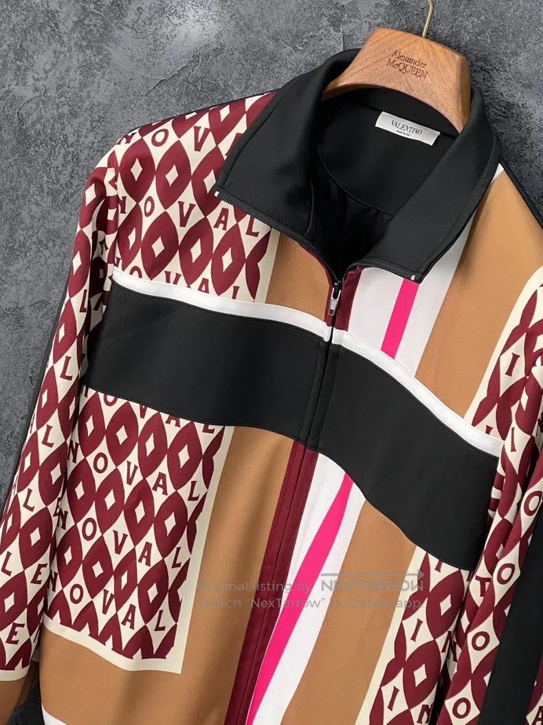 Valentino Valentino Color-blocked print casual jacket Size US S / EU 44-46 / 1 - 5 Thumbnail