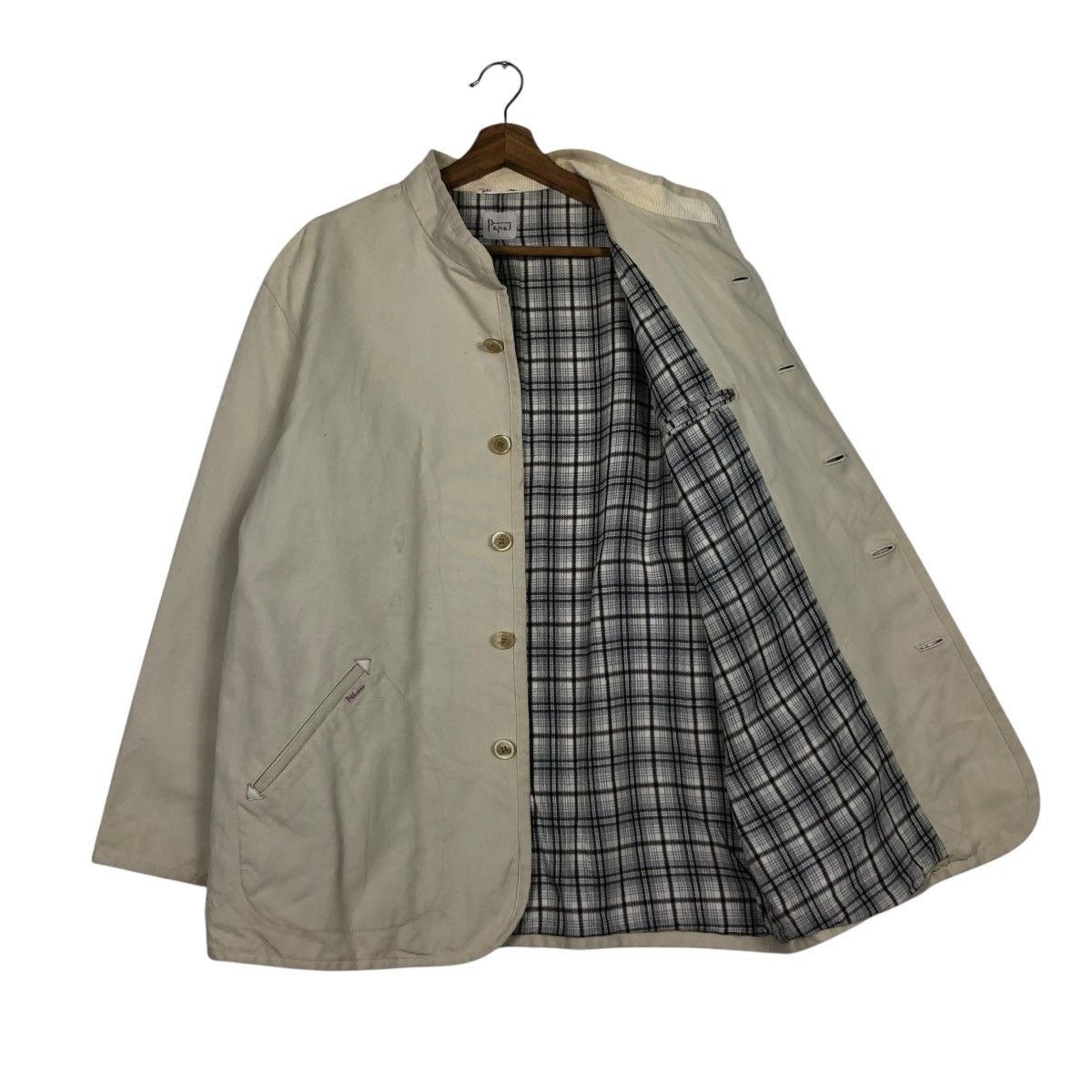 Japanese Brand VINTAGE CHORE WORK JACKET BLANKET TARTAN PAPAS ISSEY MIYAKE Size US M / EU 48-50 / 2 - 1 Thumbnail