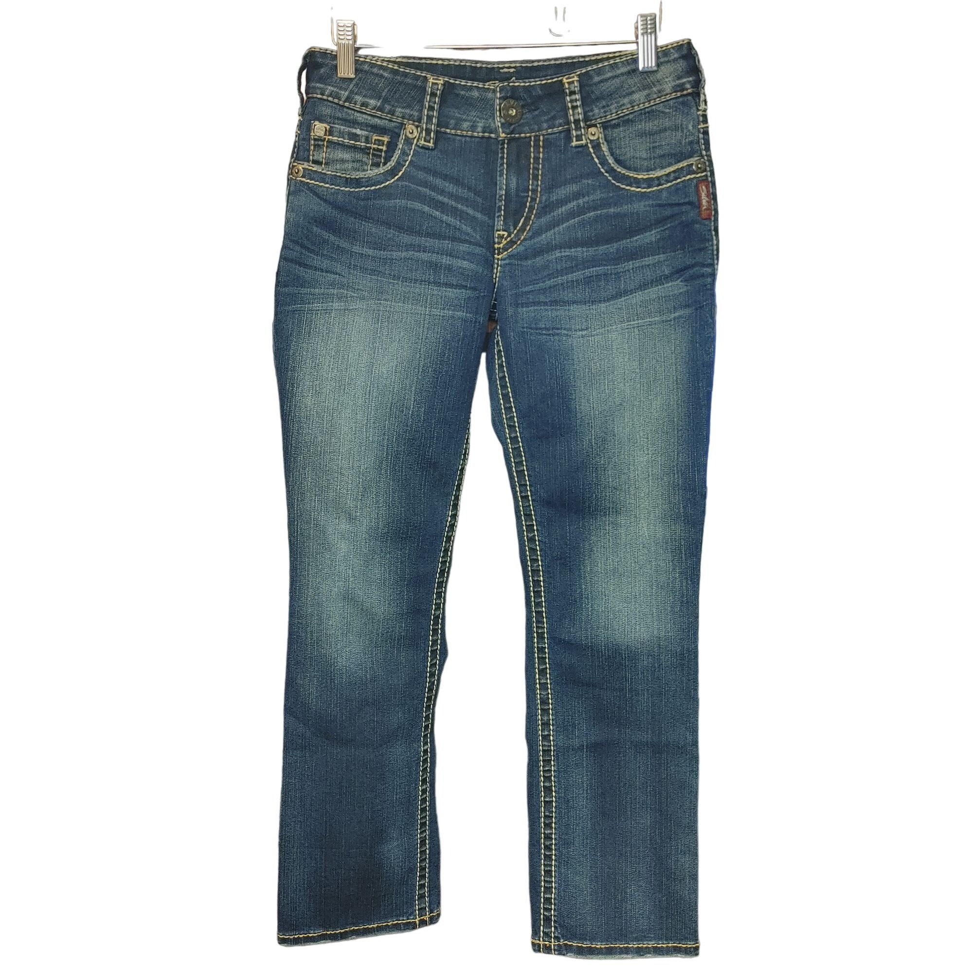 Other Silver Jeans Medium Wash Blue Suki Capri Jean Pants W27 Size 27" / US 4 / IT 40 - 1 Thumbnail