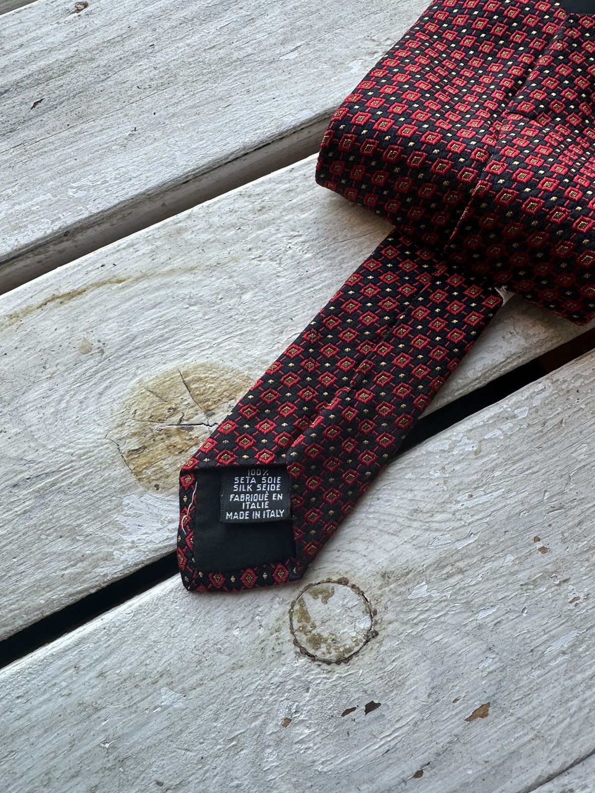 Designer × Hugo Boss 🚨RARE Hugo Boss Tie old money style Blue luxury monogram Size ONE SIZE - 8 Thumbnail
