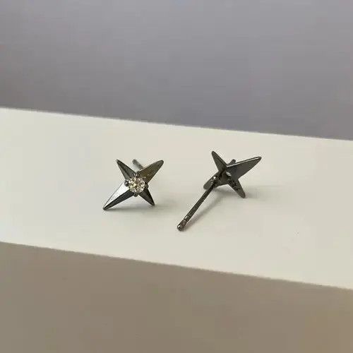 Other Small Mini Star Stud Earrings for Men Women,CZ Star Earrings Size ONE SIZE - 4 Thumbnail