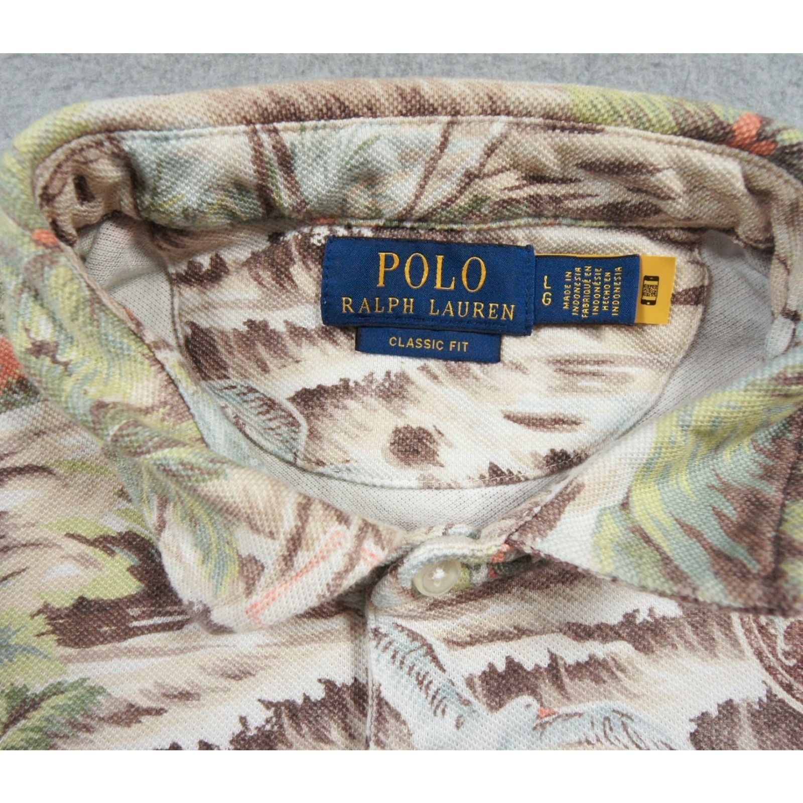Polo Ralph Lauren Polo Ralph Lauren Shirt Mens Large Short Sleeve Hotel Del Ralph Classic Fit Size US L / EU 52-54 / 3 - 6 Thumbnail