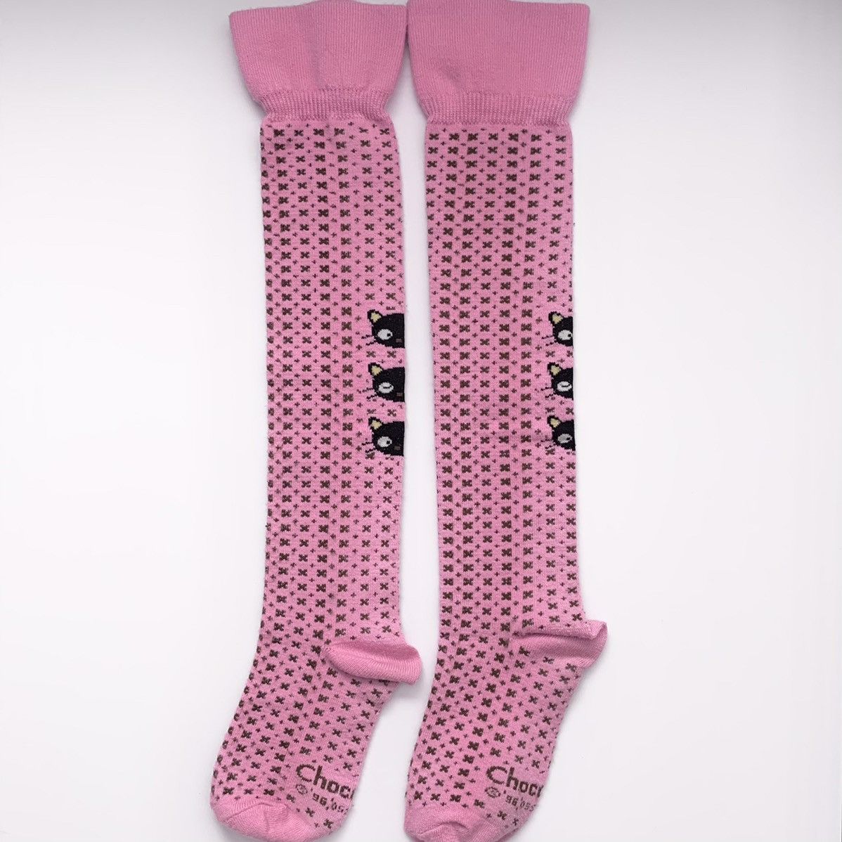 Vintage Rare 2005 Chococat pink knee high socks Size ONE SIZE - 13 Thumbnail